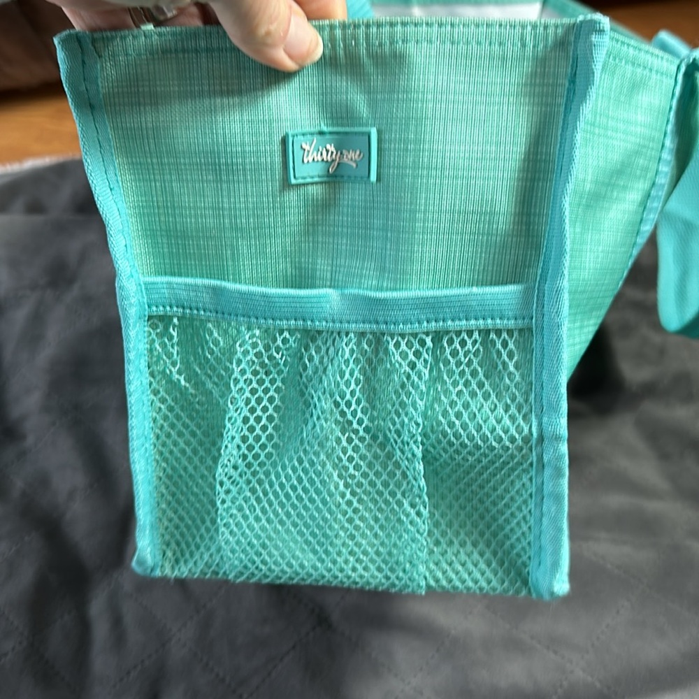 Thirty One Stampin For Fun Craft Bag Tote Green - Picture 4 of 9